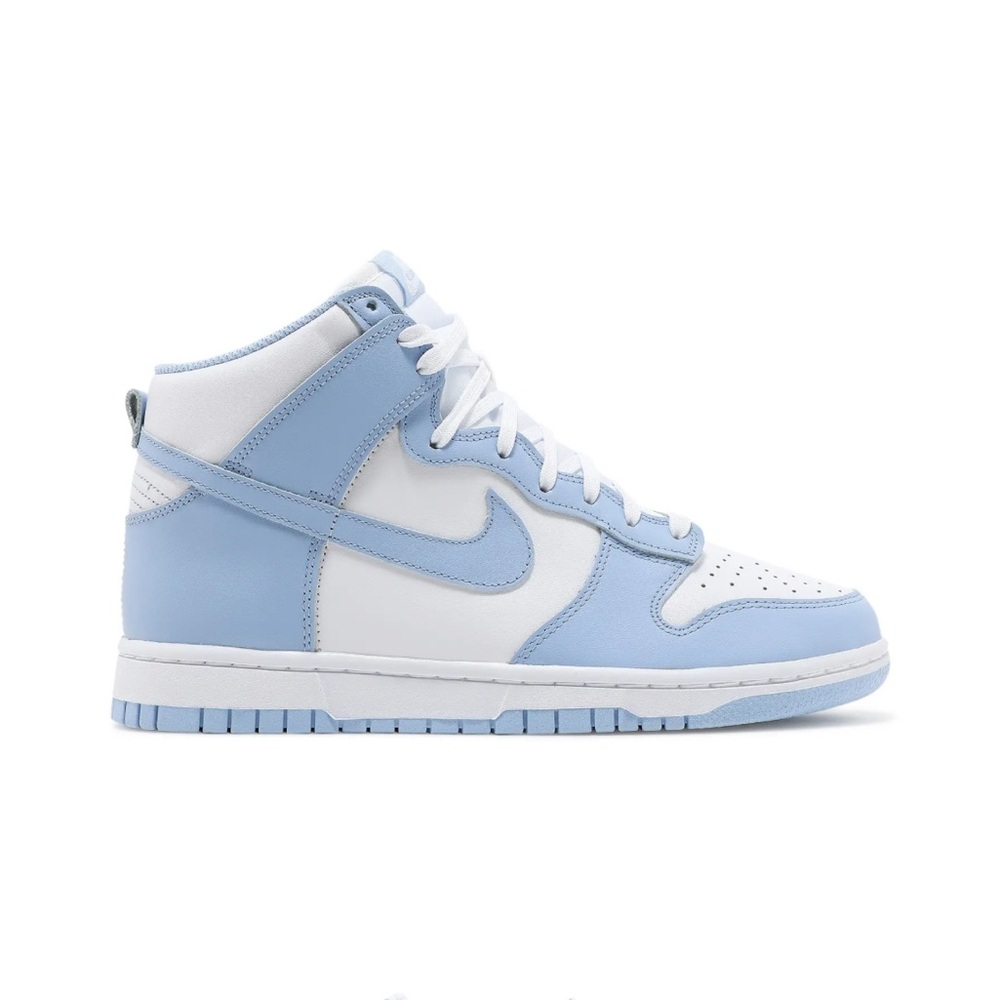 Women’s High Dunk “Aluminium” University Blue and White Sneakers